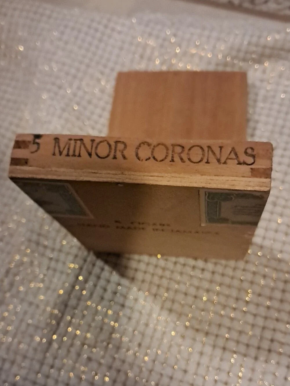 Wooden Cigar Box - Brown